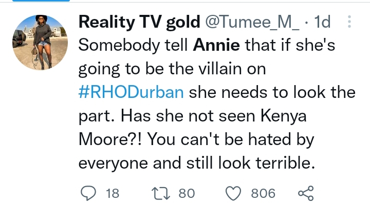 #Rhodurban: Viewers Hail Thobile, Commend Mabusi For Apologizing, Talk Annie'S Character 7