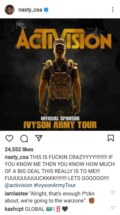 Ivyson Army Tour: Nasty C Secures Sponsorship Deal With Activision 2