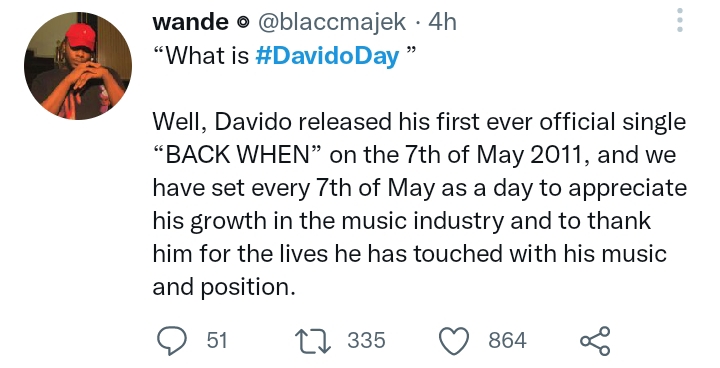 #Davidoday: Fans Celebrate Davido'S Achievements 6