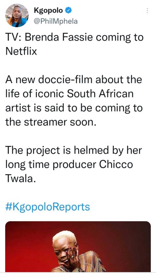 Controversy Erupts Between Chicco Twala &Amp; Bongani Fassie Over Brenda Fassie Doccie — Peeps React 8