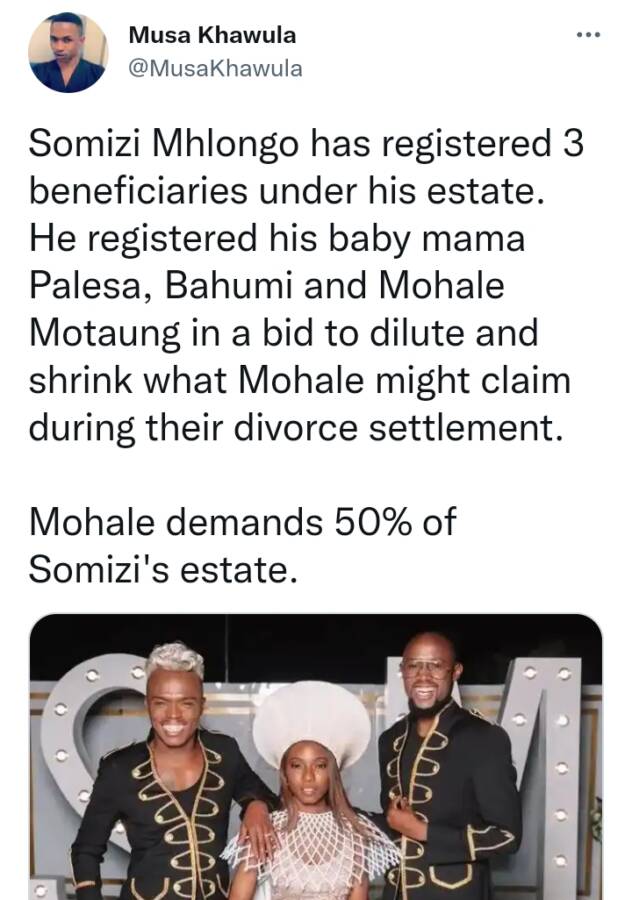 Somizi &Amp; Mohale Divorce Proceeding Halted Due To Unregistered Marriage 2