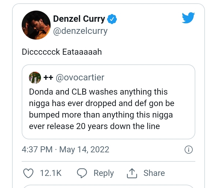 Denzel Curry Disses Ye'S &Quot;Donda&Quot; And Drake'S &Quot;Certified Lover Boy&Quot; Albums 2