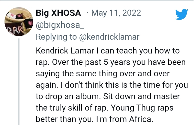 Big Xhosa Want To 'Teach' Kendrick Lamar The Art Of Rap 2