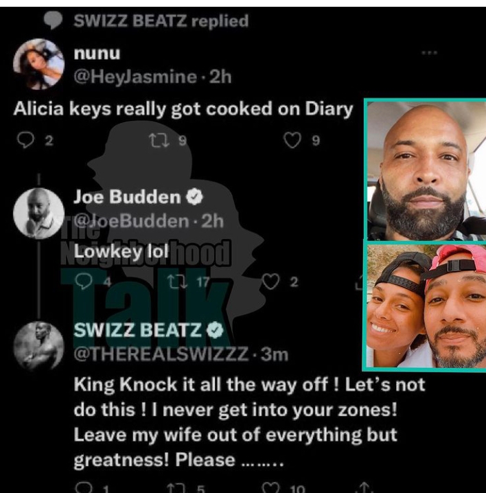 Swizz Beatz Reacts As Joe Budden Comments On Alicia Keys' 2003 Song “Diary” 3