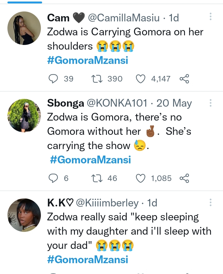 #Gomoramzansi: Viewers Celebrate Zodwa As The Star Of The Show 2