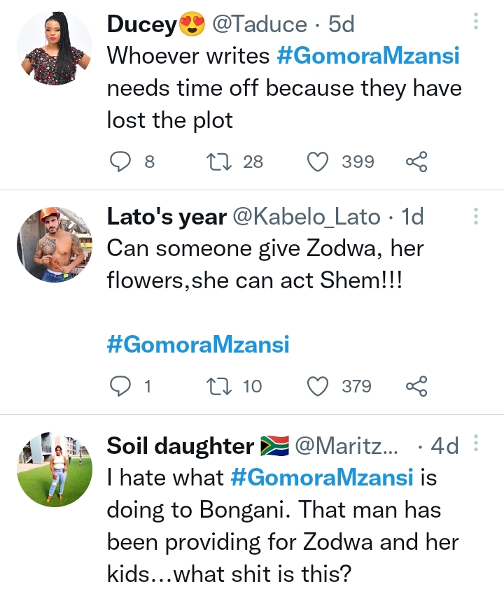 #Gomoramzansi: Viewers Celebrate Zodwa As The Star Of The Show 4