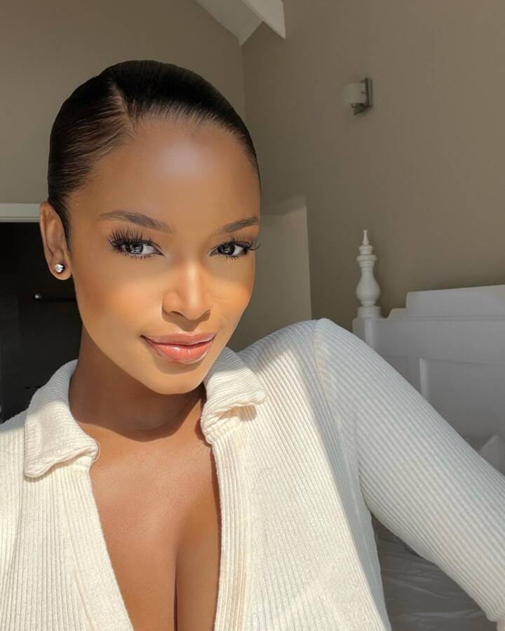 Media Personality Ayanda Thabethe Poses With Newborn In Luxury Maybach 1