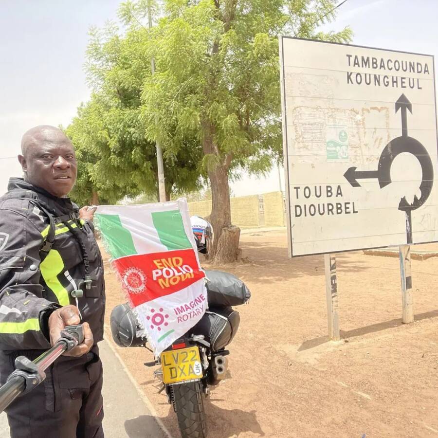 The Adventures Of Biker Kunle Adeyanju, From The Uk To Senegal, Mali... 3
