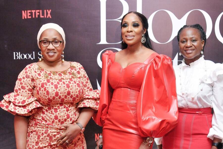 Blood Sisters Premiere: Nollywood Stars Turn Up In Red (Photos) 4