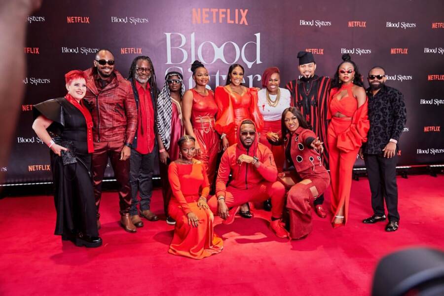 Blood Sisters Premiere: Nollywood Stars Turn Up In Red (Photos) 11