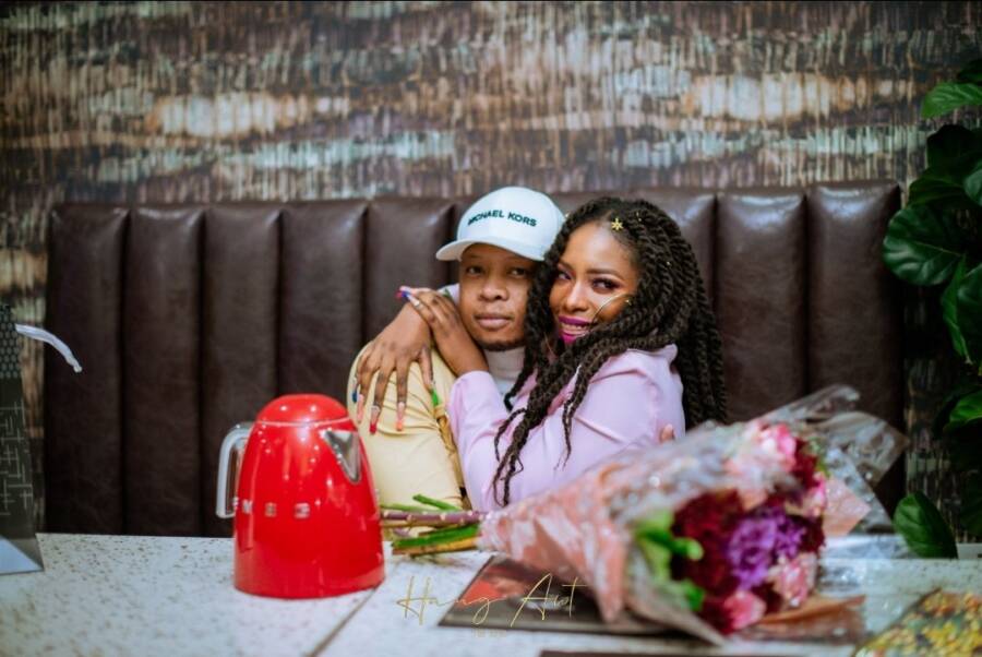 My Smeg &Amp; Gigi Lamayne Shared A Kiss At Their Date, See Pictures &Amp; Videos 10