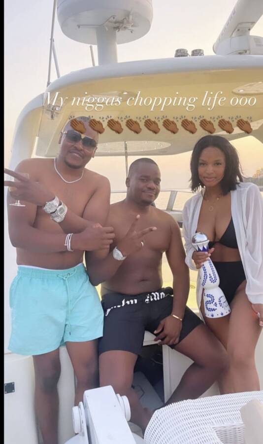 Mass Condemnations As Ayanda Thabethe Frolicks With Married Man In Dubai 5