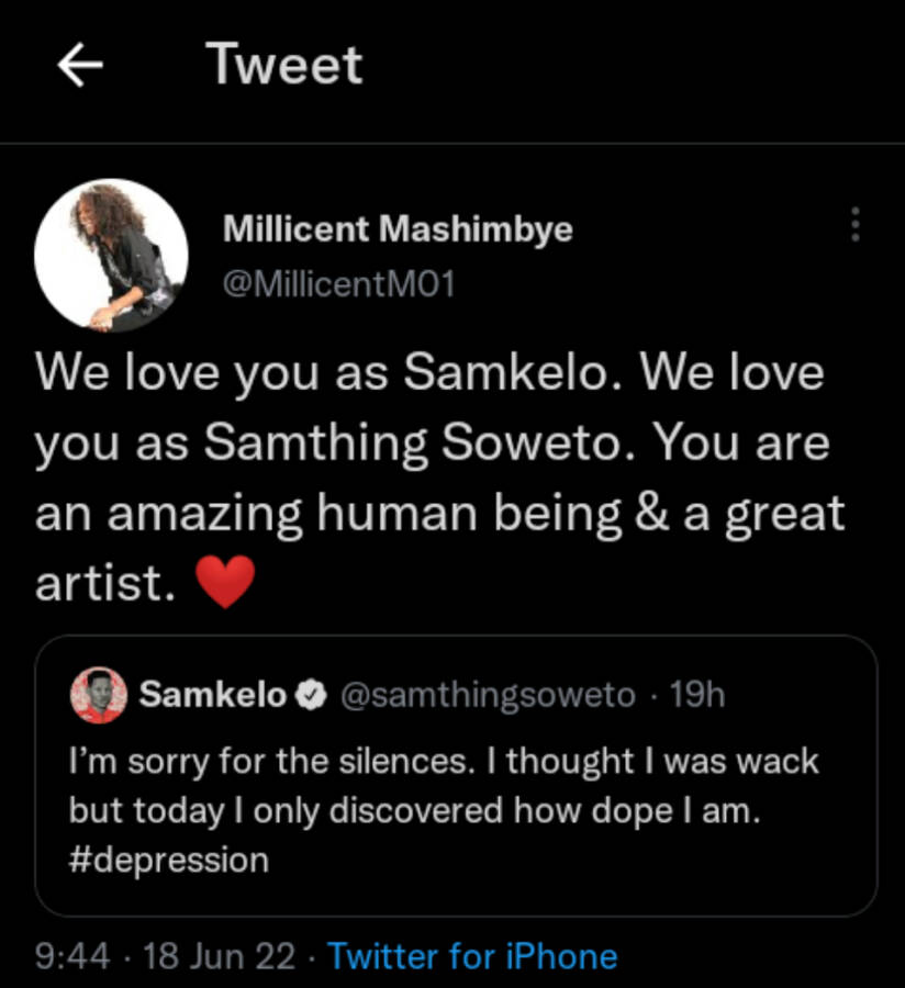Samthing Soweto Gradually Divulges His Feelings Of Depression 6