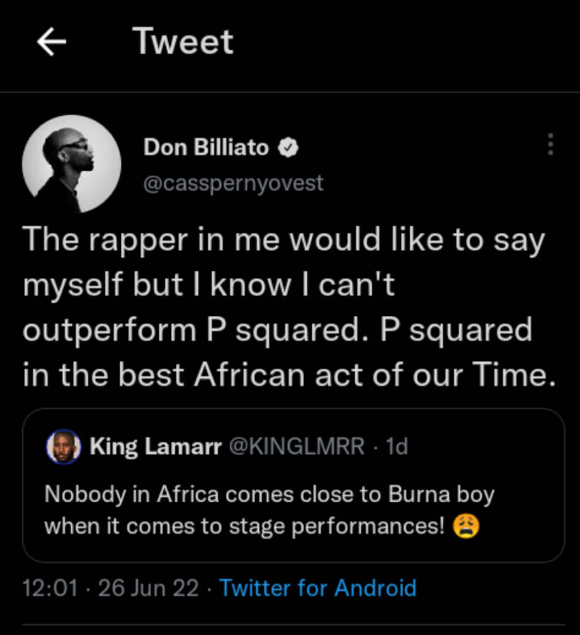 Cassper Proposes Who The Best African Performer Is Besides Burna Boy 2
