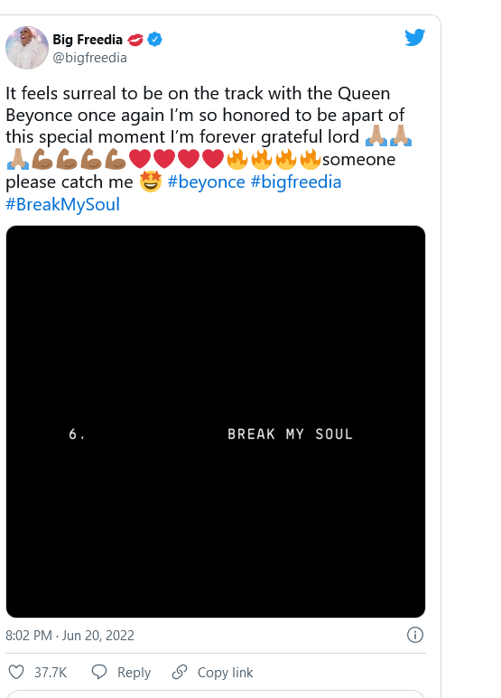“Surreal” - Big Freedia Talks Beyonce Collaboiration On “Break My Soul” 2