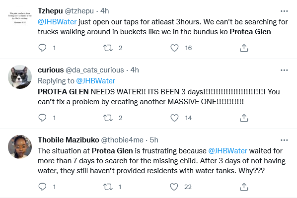 Protea Glen Residents Complain Over Lack Of Water 7