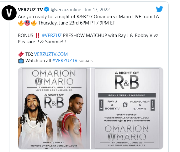 Fans React To Omarion And Mario’s &Quot;Verzuz&Quot; Battle 5