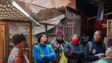 Alleged Arson: Heartbreaking Scenes From Gutted Yeoville Market