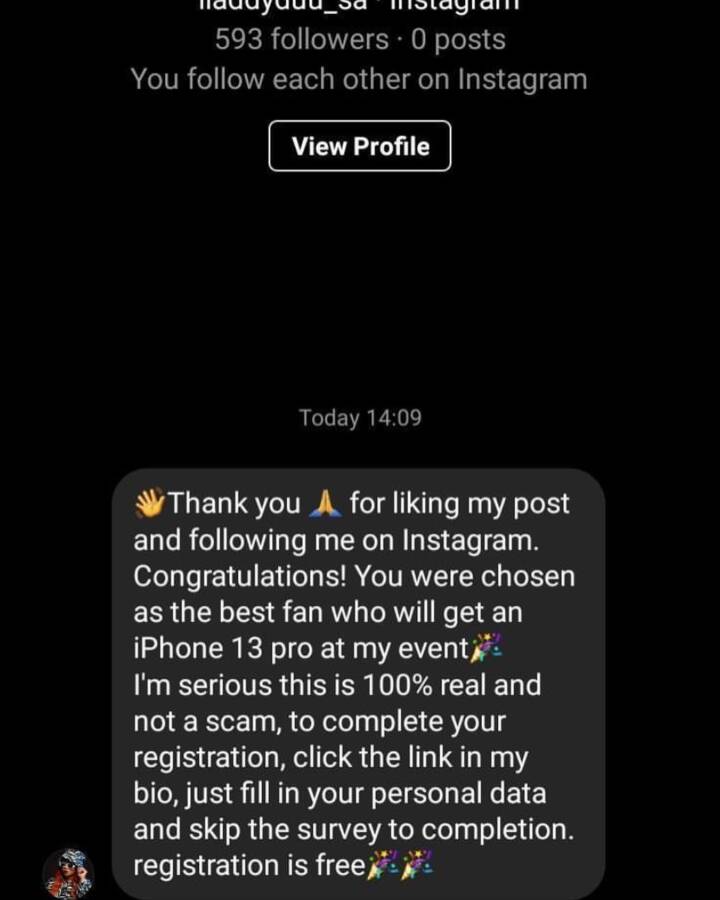 Lady Du Alerts Fans About A Scammer Using Her Name To Extort Money 2