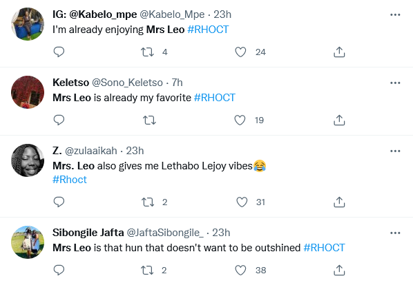 #Rhoct: The Real Housewives Of Cape Town Viewers Talk Mrs Leo, Thato Rushda 2