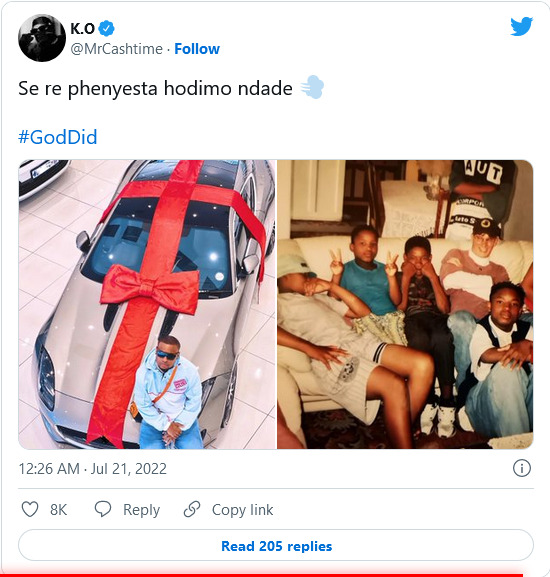 K.o Buys New Car And Reflects On His Musical Odyssey 3