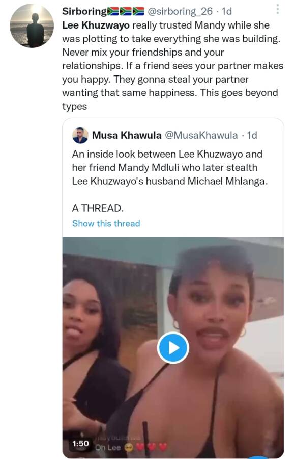 Mzansi Reacts To Lee Khuzwayo'S Divorce 4