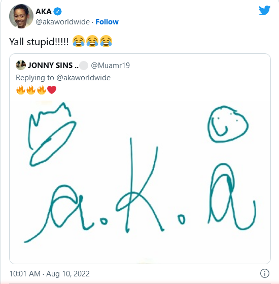 Aka Requests Logo Design, Laughs At What Fans Share 4