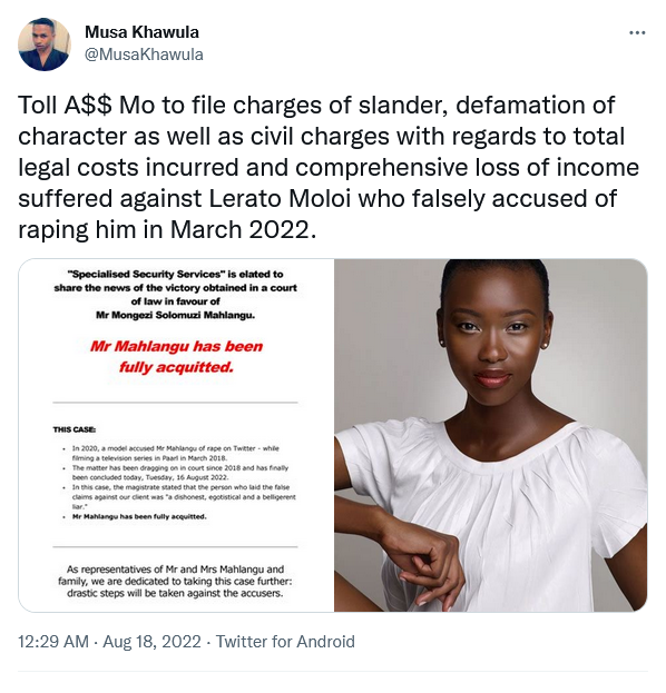 Mzansi Divided As Comedian Tol Ass Mo Is Acquitted In Sexual Assault Case 4