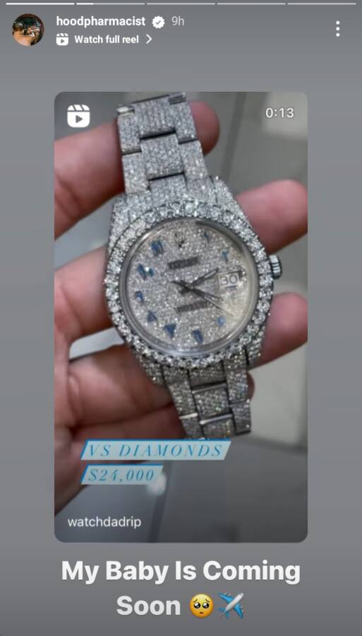 Check Out J Molley'S R400K Diamond Watch 2