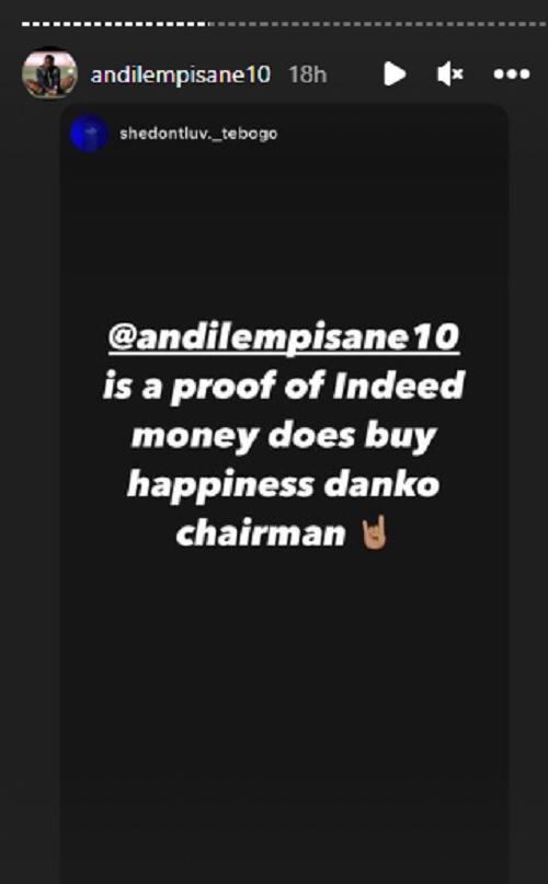 Andile Mpisane On Claim 'Money Does Buy Happiness&Quot; 2