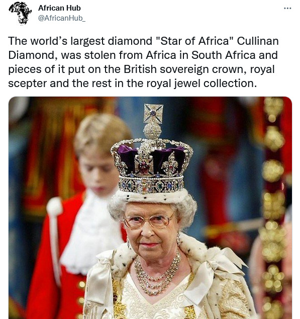 Cullinan Diamond: South African Clamour For The Return The Great Star Of Africa After Queen Elizabeth Ii'S Death 2
