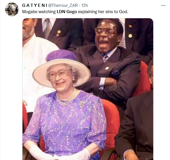Ldn Gogo: South Africans Go Into Mocking Meme Overdrive As Queen Elizabeth Ii Dies 5
