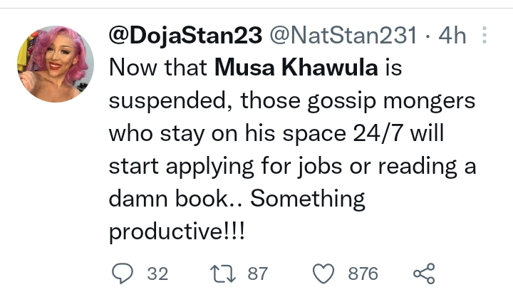 South Africans Celebrate As Twitter Suspends Musa Khawula'S Twitter Account 7