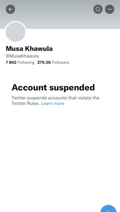 South Africans Celebrate As Twitter Suspends Musa Khawula'S Twitter Account 2
