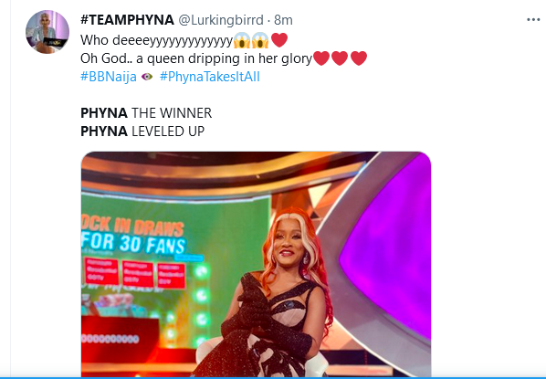 Bbnaija: Nigerians Agog For Phyna, Winner Of Reality Show 5