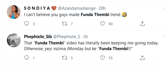 Funda Thembi: Mzansi Reacts To Viral Video - Watch 2