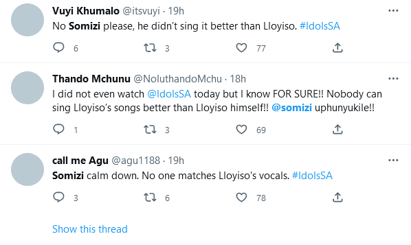 #Idolssa: Somizi Slammed For &Quot;Disrespecting&Quot; Lloyiso 3