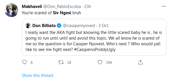 Celeb City Boxing: Tweeps Prop Siv Ngesi And Not Aka To Face Cassper Nyovest 5