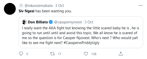 Celeb City Boxing: Tweeps Prop Siv Ngesi And Not Aka To Face Cassper Nyovest 6