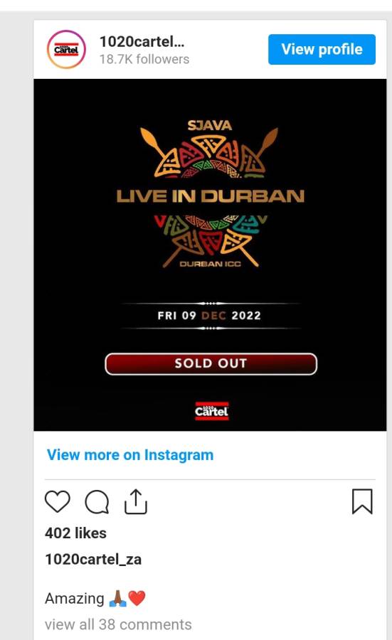 &Quot;Amazing&Quot; — Sjava Celebrates Selling Out Tickets For His Forthcoming One-Man Show 2