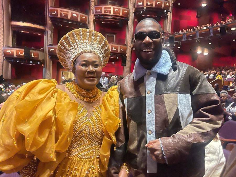 Connie Chiume Glitters At The &Quot;Black Panther 2&Quot; Premiere With Rihanna 3