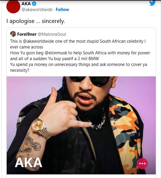 Aka Reacts To Fan Who Attacked Him For Buy Car Worth R2 Million 2