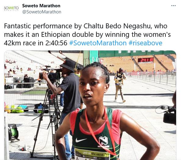 Ethiopian Athletes Lead At Soweto Marathon 4