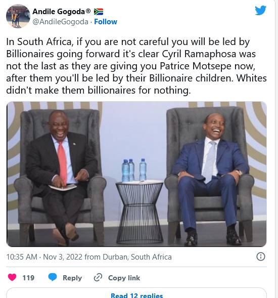 Mzansi Reacts As Anc Branch Props Patrice Motsepe For President 5