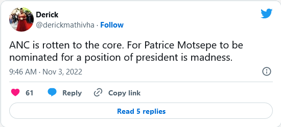 Mzansi Reacts As Anc Branch Props Patrice Motsepe For President 6