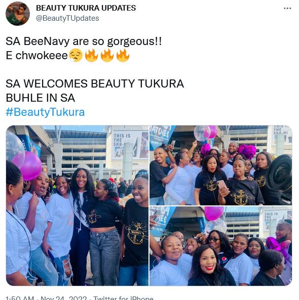 Excitement As Sa Welcomes Beauty Tukura &Amp; Phyna Of Bbnaija 4