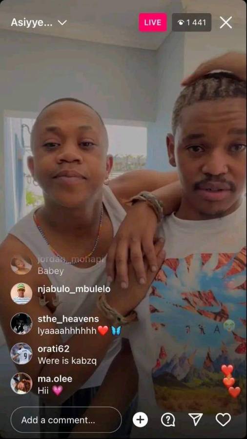 Mzansi Curious As As Young Stunna Gets Affectionate With A Man In Live Video 3
