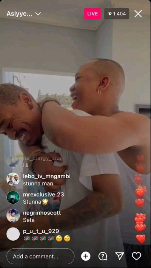 Mzansi Curious As As Young Stunna Gets Affectionate With A Man In Live Video 4