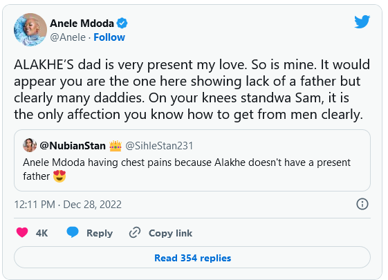 Alakhe: Anele Mdoda Reacts As Tweep Mocks Her Over Kelly Rowland'S Post 3