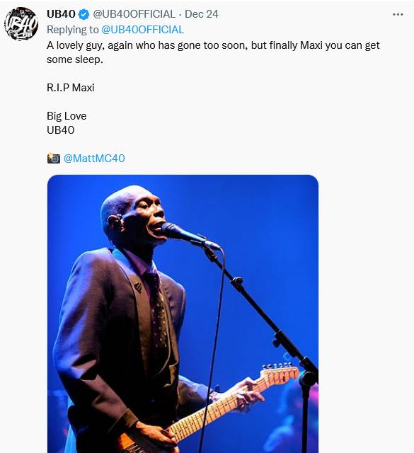 Electronic Band Faithless'S Singer Maxi Jazz Dead At 65 4